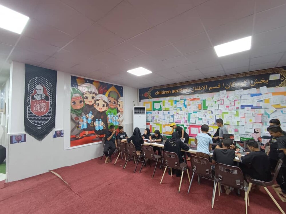 موکب عشاق الحسین طلاب آفریقا در مسیر نجف به کربلا