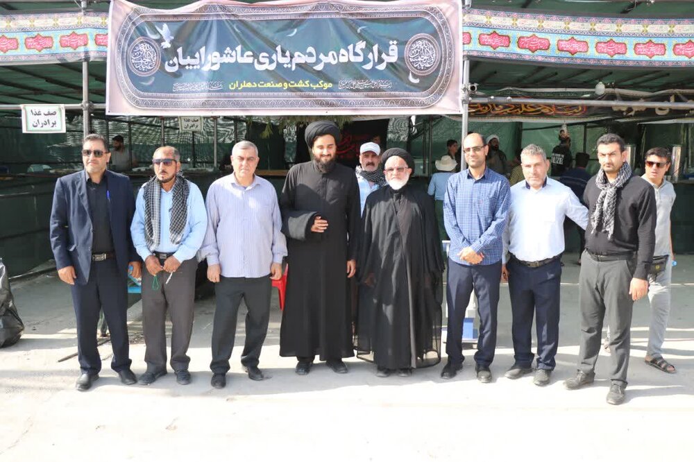 فیلم | بازدید امام جمعه دهلران از مواکب