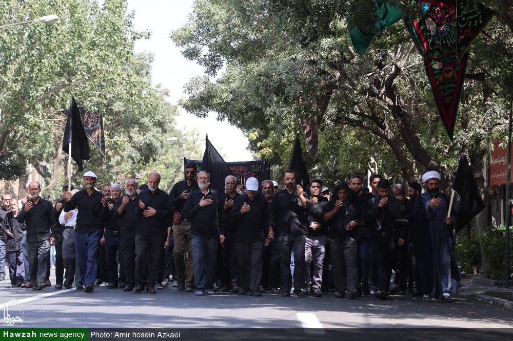 تصاویر / پیاده روی جاماندگان اربعین حسینی در همدان
