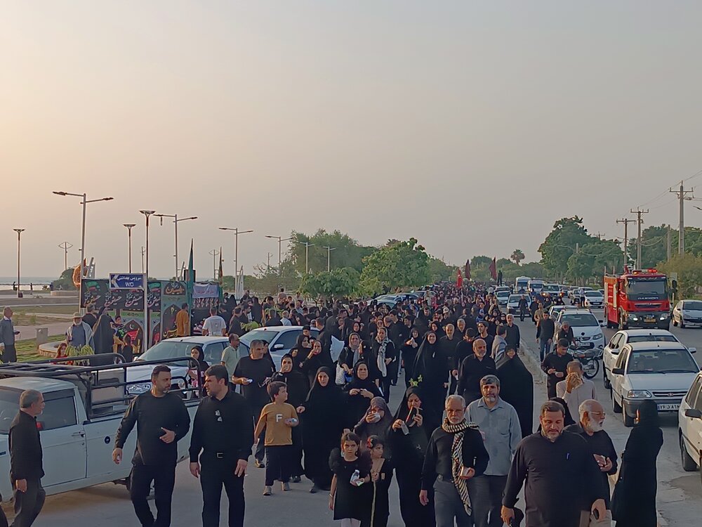 فیلم| پیاده روی جاماندگان اربعین در بوشهر