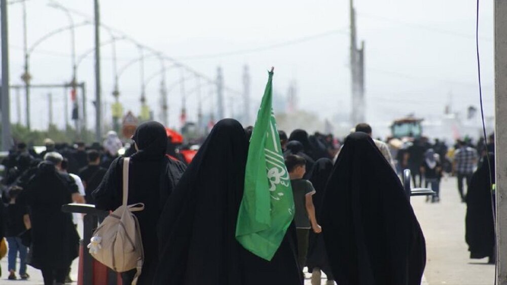 سلام عاشقانه جاماندگان اربعین به حضرت ارباب از طریق المهدی(عج) + فیلم و عکس