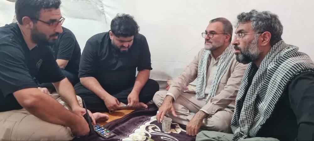 بازدید معاون استاندار اصفهان از مواکب کاشان در مسیر نجف کربلا+عکس