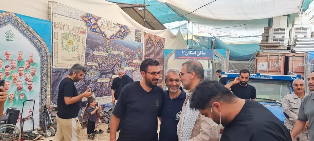 بازدید معاون استاندار اصفهان از مواکب کاشان در مسیر نجف کربلا+عکس