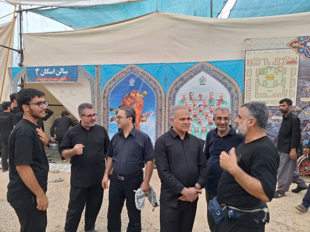 بازدید معاون استاندار اصفهان از مواکب کاشان در مسیر نجف کربلا+عکس