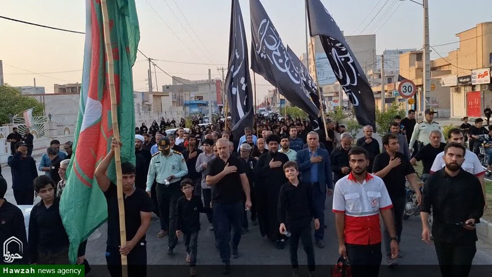 اجتماع جاماندگان اربعین حسینی در گناوه برگزار شد