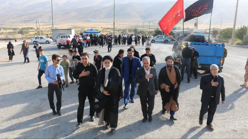 تصاویر/ برگزاری مراسم جاماندگان اربعین در شهرستان  ایوان
