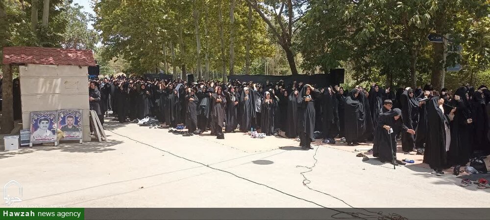 راهپیمایی پرشور جاماندگان اربعین حسینی در نهاوند