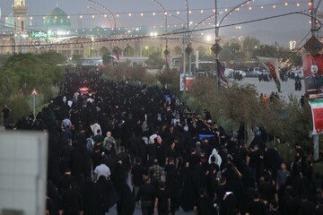 اربعین جاماندگان قم؛ شوری همراه با محبت و حماسه