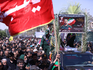 تصاویر/ تشییع شهید یونس نوفرستی در پیاده روی جاماندگان اربعین در بیرجند