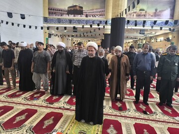 تصاویر/ نماز عبادی سیاسی جمعه کنگان