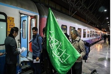 اعزام قطار فوق‌العاده برای بازگشت زائران اربعین از کرمانشاه