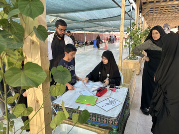 تصاویر/ خدمت رسانی موکب داران خراسان جنوبی در کاظمین