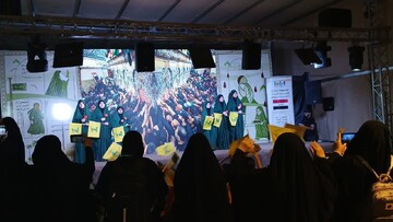 تصاویر/ فعالیت مبلغین حوزه علمیه فاطمیه شهرستان کارون در طریق الحسین(ع)