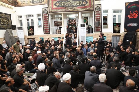 عزاداری روز اربعین حسینی  با حضور آیت الله العظمی شبیری