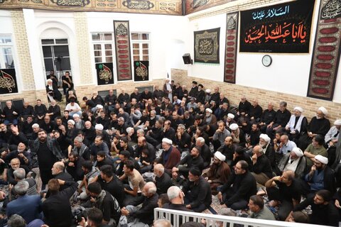 عزاداری روز اربعین حسینی  با حضور آیت الله العظمی شبیری
