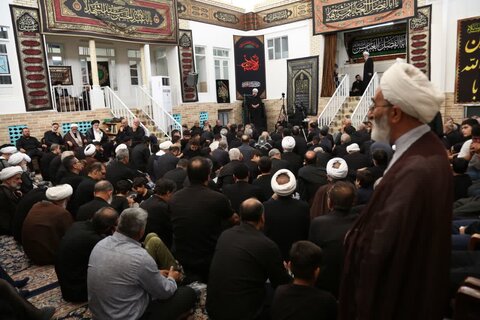 عزاداری روز اربعین حسینی  با حضور آیت الله العظمی شبیری