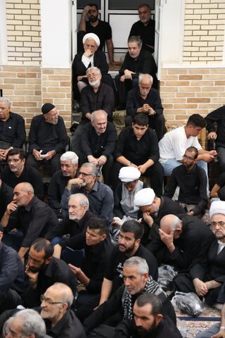 عزاداری روز اربعین حسینی  با حضور آیت الله العظمی شبیری
