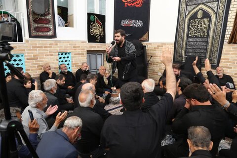 عزاداری روز اربعین حسینی  با حضور آیت الله العظمی شبیری