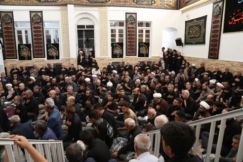 عزاداری روز اربعین حسینی  با حضور آیت الله العظمی شبیری