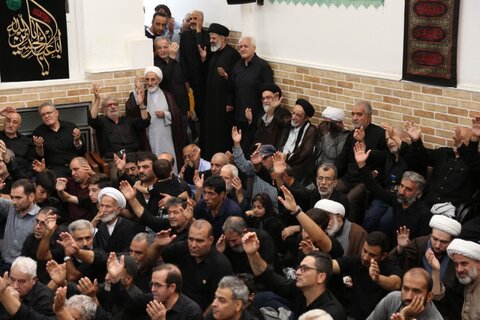 عزاداری روز اربعین حسینی  با حضور آیت الله العظمی شبیری