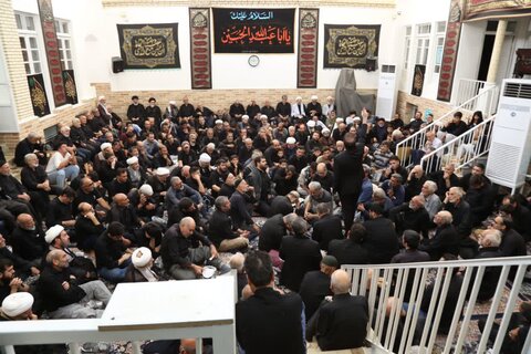 عزاداری روز اربعین حسینی  با حضور آیت الله العظمی شبیری