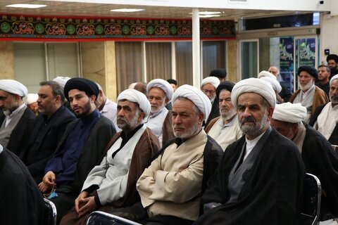 تصاویر مراسم عزاداری اربعین حسینی در بیت آیت‌الله العظمی نوری‌همدانی