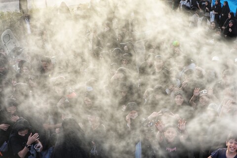 تصاویر/ پیاده روی دلدادگان حسینی به یاد اربعین