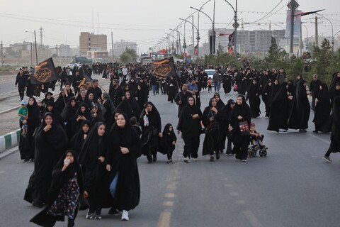 تصاویر/ پیاده روی دلدادگان حسینی به یاد اربعین