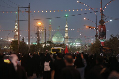 تصاویر/ پیاده روی دلدادگان حسینی به یاد اربعین