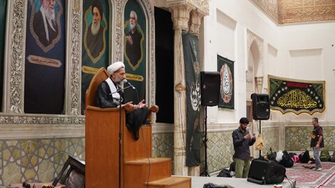 تصاویر / حضور نماینده ولی فقیه در استان قزوین در موکب سیدالشهدا علیه الاسلام اداره کل اوقاف در شهر مقدس نجف اشرف