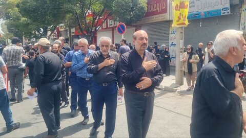 تصاویر / تصاویری از حضور مردم شهرستان های استان قزوین در مراسم دلدادگان اربعین حسینی