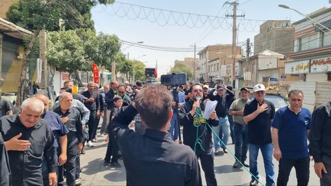 تصاویر / تصاویری از حضور مردم شهرستان های استان قزوین در مراسم دلدادگان اربعین حسینی