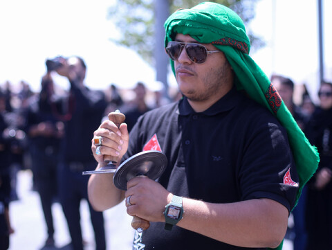 تشییع شهید یونس نوفرستی در پیاده روی جاماندگان اربعین در بیرجند