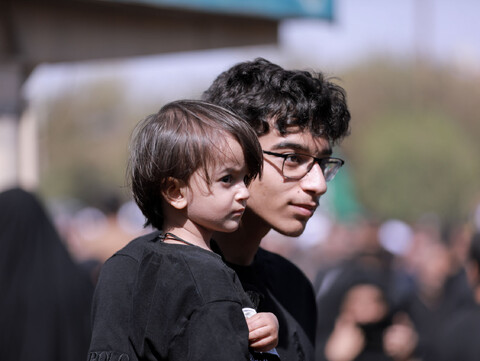 تشییع شهید یونس نوفرستی در پیاده روی جاماندگان اربعین در بیرجند