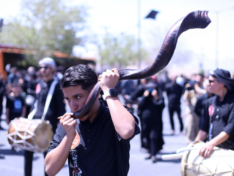 تشییع شهید یونس نوفرستی در پیاده روی جاماندگان اربعین در بیرجند