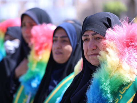 تشییع شهید یونس نوفرستی در پیاده روی جاماندگان اربعین در بیرجند