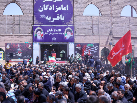 تشییع شهید یونس نوفرستی در پیاده روی جاماندگان اربعین در بیرجند