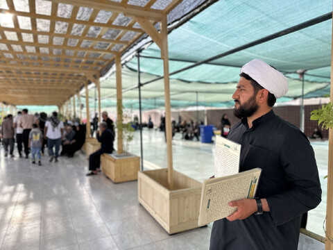 خدمات رسانی مبلغان خراسان جنوبی به زائران اربعین حسینی در کاظمین