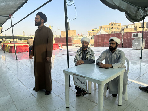 خدمات رسانی مبلغان خراسان جنوبی به زائران اربعین حسینی در کاظمین
