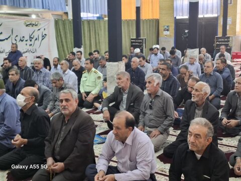 تصاویر/برگزاری نمازجمعه در شهرستان بدره