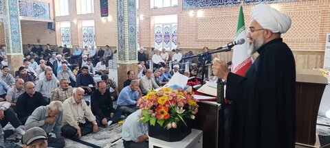 تصاویر/ اقامه نماز جمعه نقده