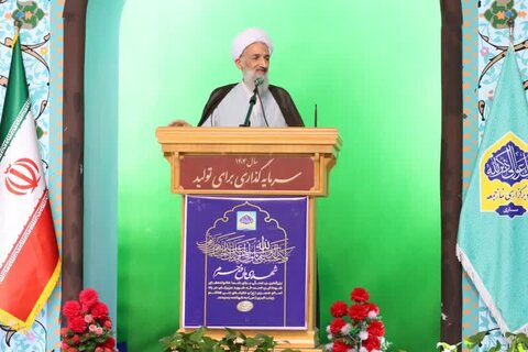 تصاویر نمازجمعه ۲۴ مرداد ساری به امامت حجت الاسلام  والمسلمین محمدی‌لائینی نماینده ولی فقیه در مازندران و امام جمعه ساری