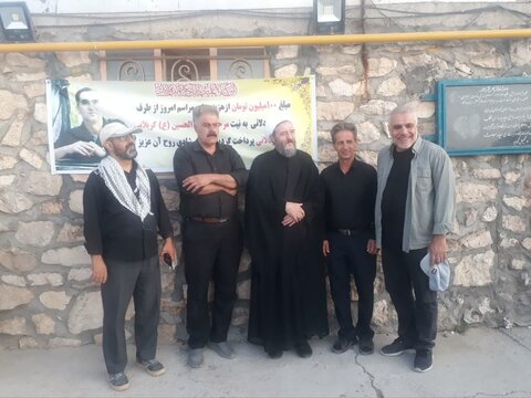 تصاویر/ بازدید امام جمعه بیجار از موکب امام زاده حمزه عرب