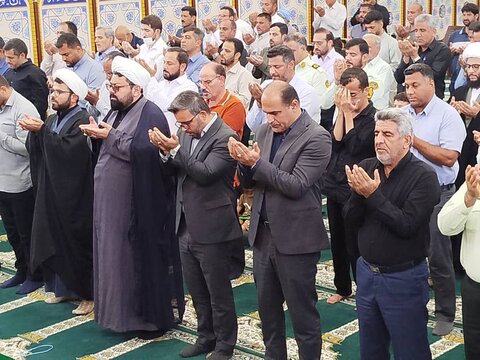 نمازجمعه امروز شهر عسلویه به روایت تصاویر