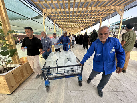 تصاویر| موکب داران خراسان جنوبی در کاظمین