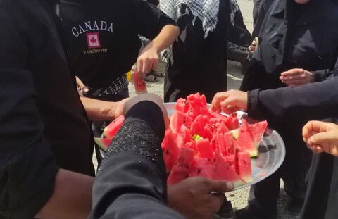 تصاویر/فعالیت مبلغین موسسه آموزش عالی ریحانة النبی اراک در موکب پیاده روی اربعین