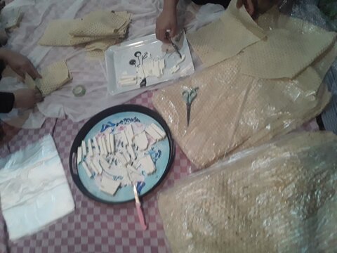 تصاویر/برپایی موکب فرهنگی حضرت رقیه(س)در غرق آباد