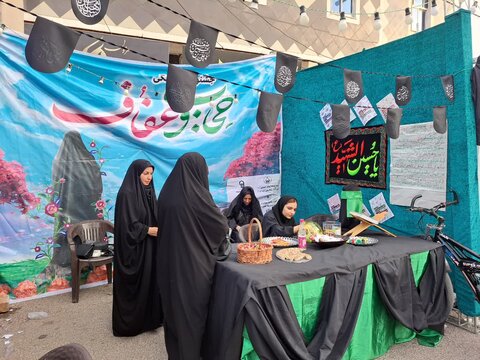 تصاویر/برپایی موکب فرهنگی حضرت رقیه(س)در غرق آباد