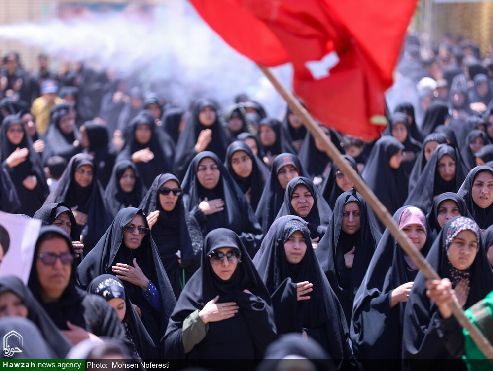 تشییع عاشقانه در مسیر عشق؛ بدرقه شهید یونس نوفرستی در پیادهروی اربعین