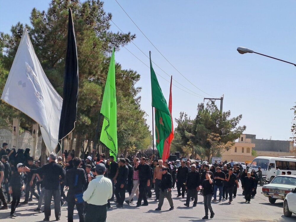 حضور تبلیغی مدرسه علمیه امام صادق(ع) در پیاده‌روی جاماندگان اربعین حسینی 